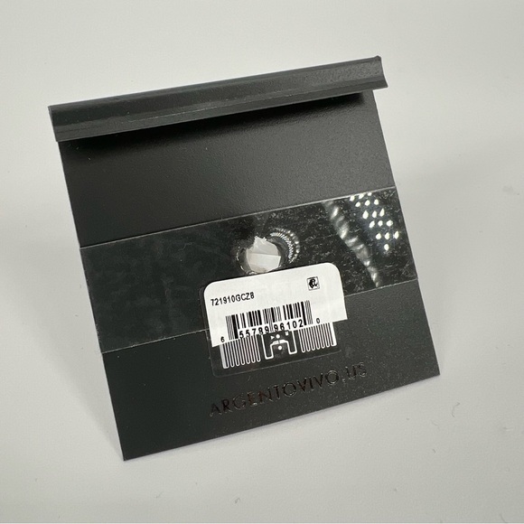 Argento Vivo CZ Chain Link Ring NWT - Picture 6 of 10